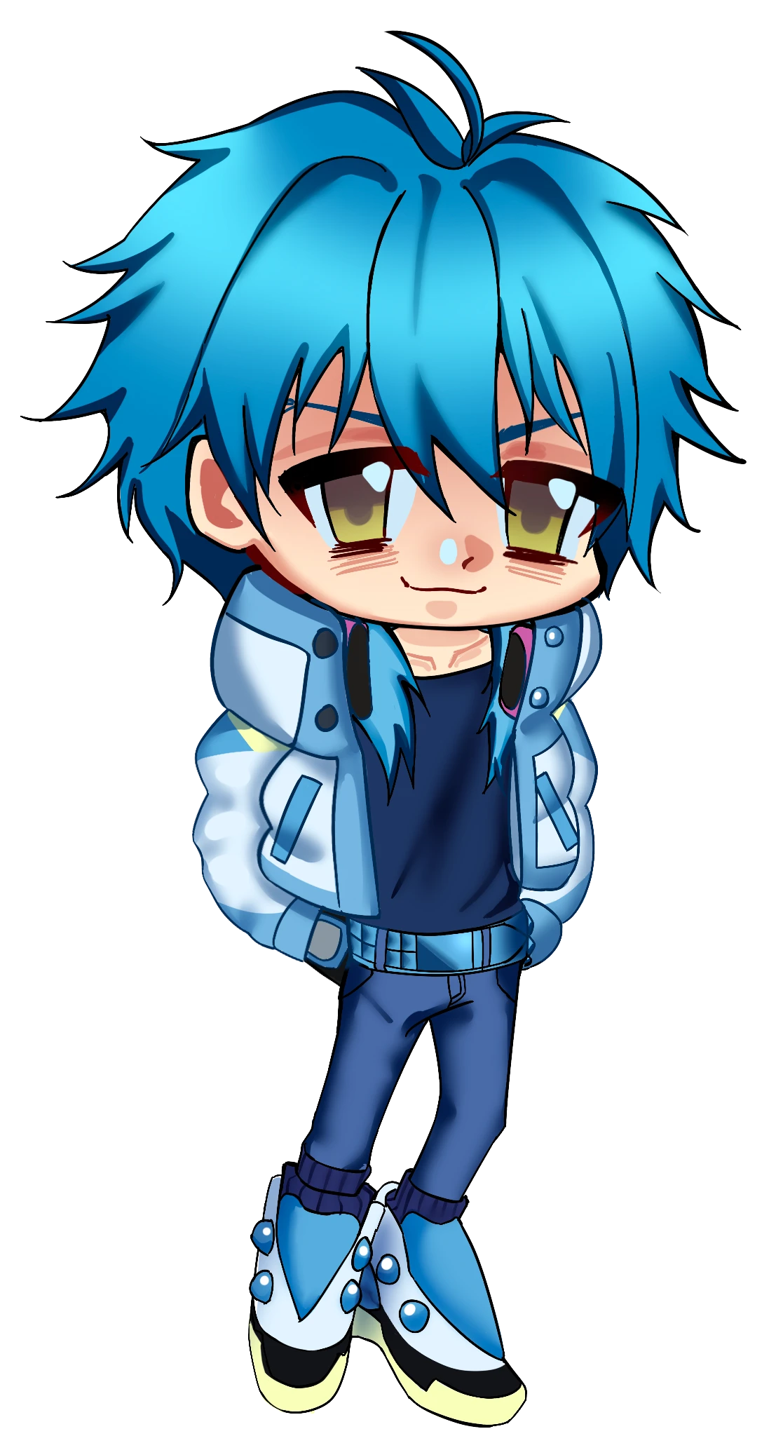 AOBA DIECUT KEYCHAIN