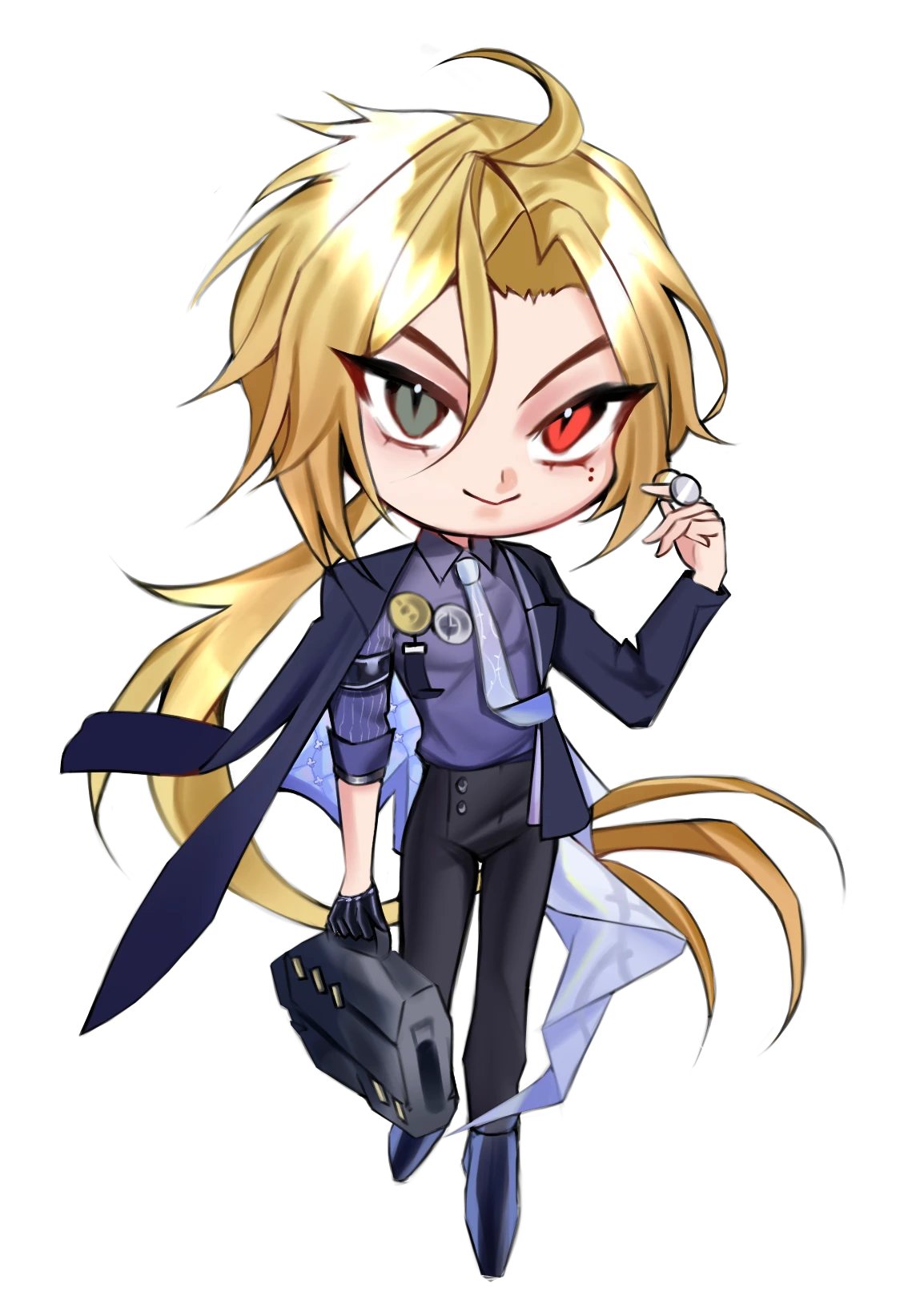 HUGO DIECUT KEYCHAIN