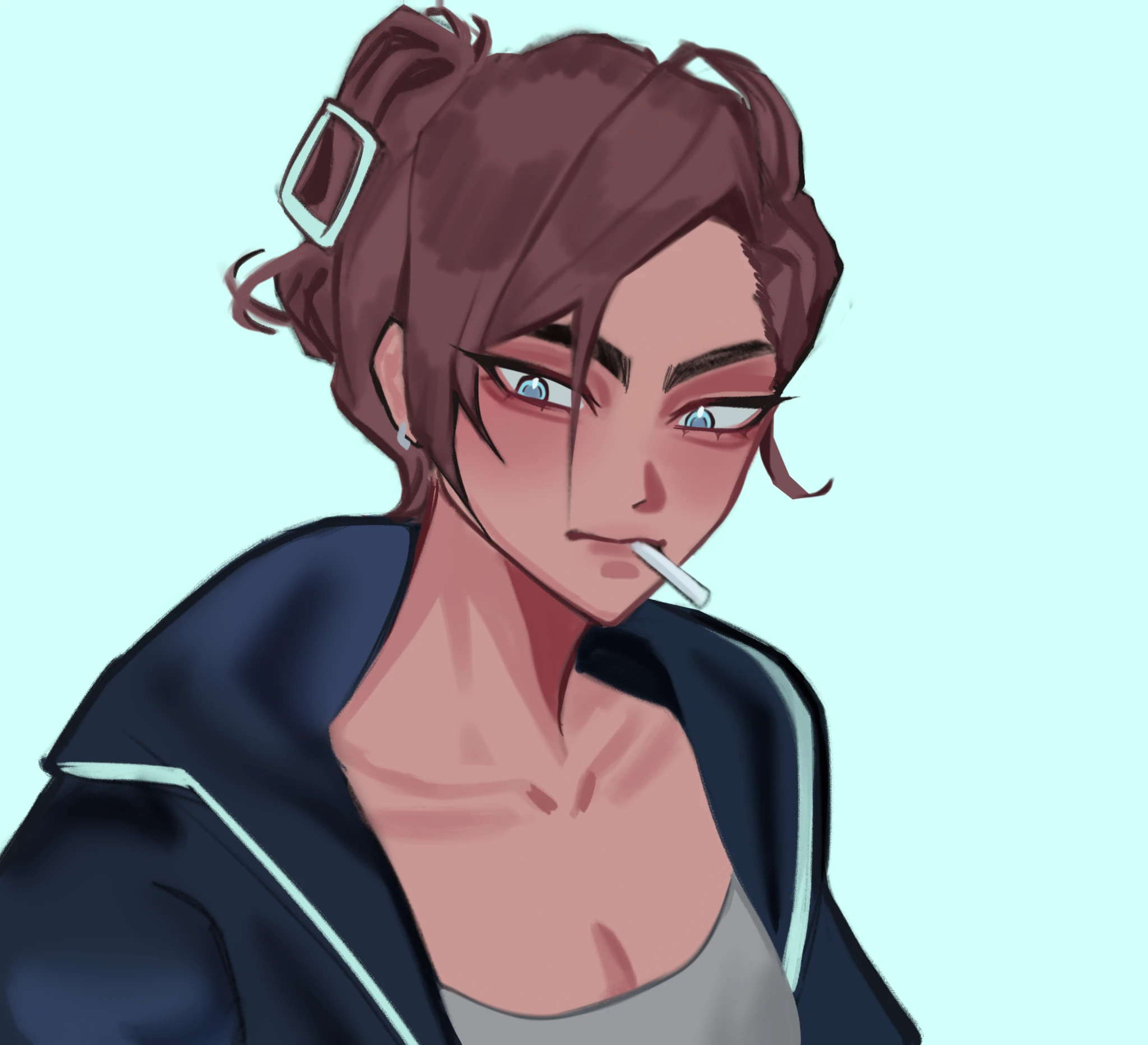 HYUNA SQUARE CUT KEYCHAIN