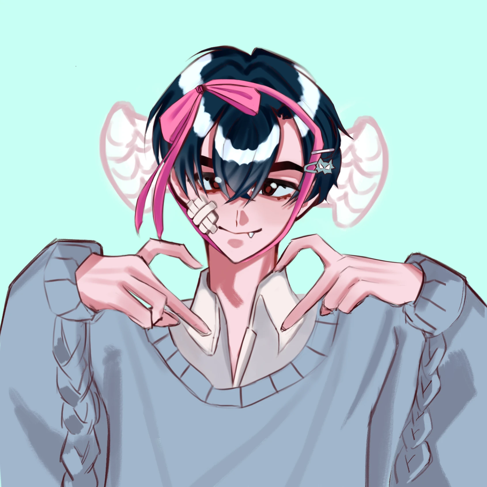 IVAN SQUARE CUT KEYCHAIN